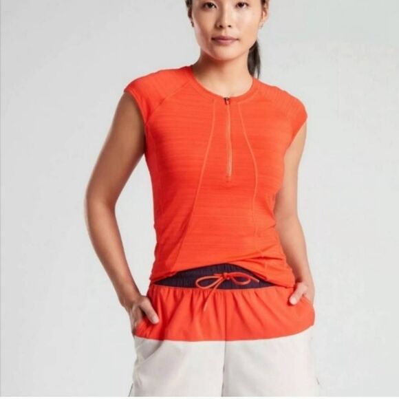 Athleta Pacifica Fitted UPF Active Top - Picture 1 of 9